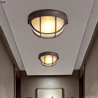 Celako™ Nivela Ceiling Light | Brushed Nickel Hallway Lighting