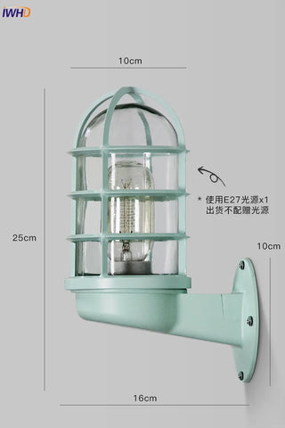 Celako™ Vitros Wall Light | Brushed Nickel Outdoor Lighting