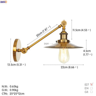 Celako™ Cadenza Wall Light | Industrial Bedroom Lighting
