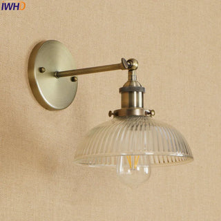 Celako™ Arculo Wall Light | Antique Brass Loft Retro Industrial Bedroom Lighting