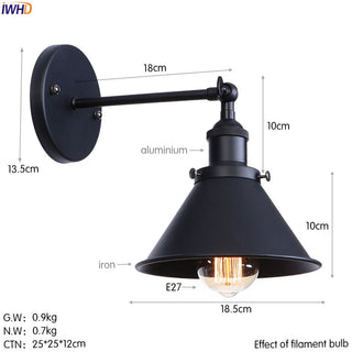 Celako™ Silvane Wall Light | Industrial Entryway Lighting