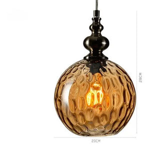 Celako™ Lunora Pendant Light | Glass Dining Room Lighting