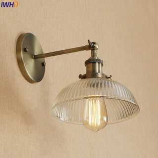 Celako™ Arculo Wall Light | Antique Brass Loft Retro Industrial Bedroom Lighting