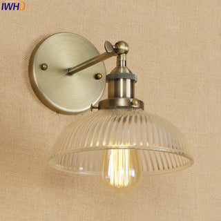 Celako™ Arculo Wall Light | Antique Brass Loft Retro Industrial Bedroom Lighting