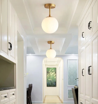 Celako™ Orbium Ceiling Light | Glass Living Room Lighting