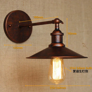 Celako™ Vetriona Wall Light | Vintage Glass Bedroom Lighting