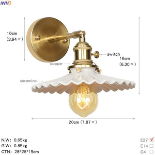 Celako™ Svelte Wall Light | Copper Bedroom Lighting
