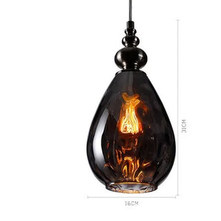 Celako™ Lunora Pendant Light | Glass Dining Room Lighting