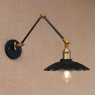 Celako™ Girova Wall Light | Industrial Iron Bedside Lighting