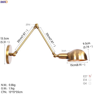 Celako™ Alureo Wall Light | Industrial Bathroom Lighting