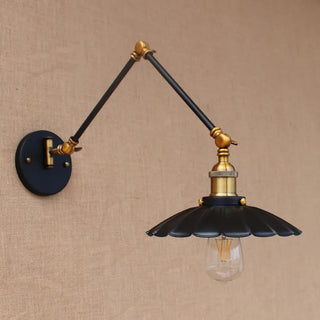 Celako™ Girova Wall Light | Industrial Iron Bedside Lighting