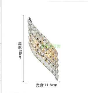 Celako™ Orlune Wall Light | Crystal Entryway Lighting