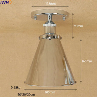 Copper Edison LED ceiling Light Fixtures Loft Style Industrial Vintage Ceiling Lamp Lights Plafonnier Luminaira Lampara Techo