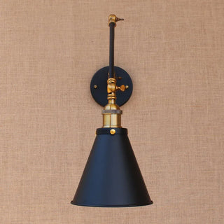 Celako™ Girova Wall Light | Industrial Iron Bedside Lighting