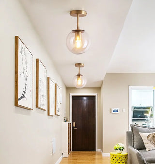 Celako™ Orbium Ceiling Light | Glass Living Room Lighting