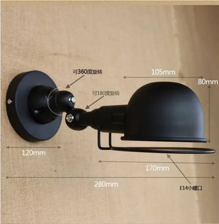 Celako™ Anvila Wall Light | Iron Bedroom Lighting