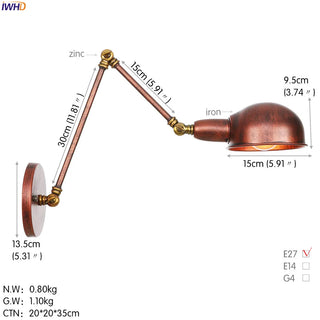 Celako™ Alureo Wall Light | Industrial Bathroom Lighting