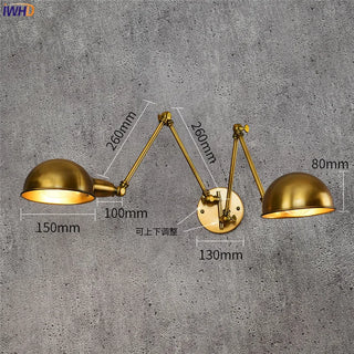 Celako™ Ferone Wall Light | Iron Industrial Dining Room Lighting