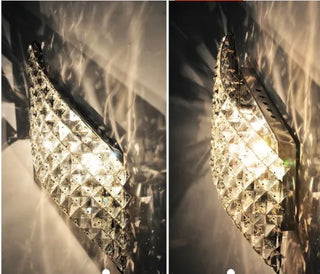 Celako™ Orlune Wall Light | Crystal Entryway Lighting