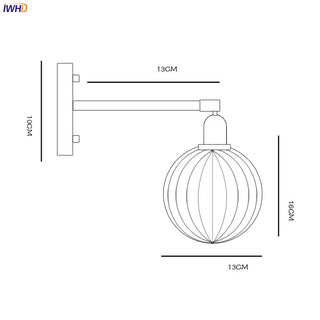Celako™ Auralis Wall Light | Copper Bedside Lighting