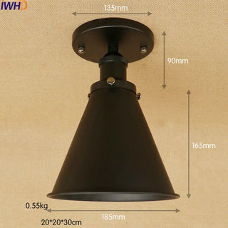Copper Edison LED ceiling Light Fixtures Loft Style Industrial Vintage Ceiling Lamp Lights Plafonnier Luminaira Lampara Techo