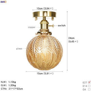 Celako™ Nivora Ceiling Light | Copper Living Room Lighting
