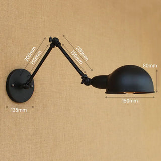 Celako™ Anvilo Wall Light | Vintage Iron Bedroom Lighting