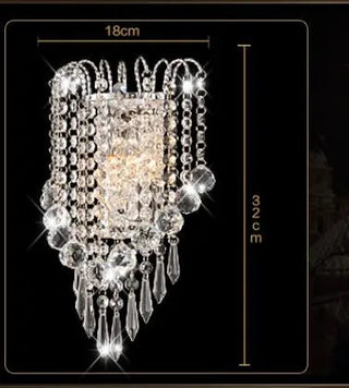 Celako™ Elysium Wall Light | Crystal Entryway Lighting