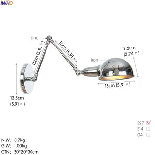 Celako™ Alureo Wall Light | Industrial Bathroom Lighting