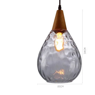 Celako™ Lunora Pendant Light | Glass Dining Room Lighting