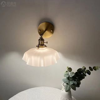 Celako™ Glintus Wall Light | Copper Bedroom Lighting