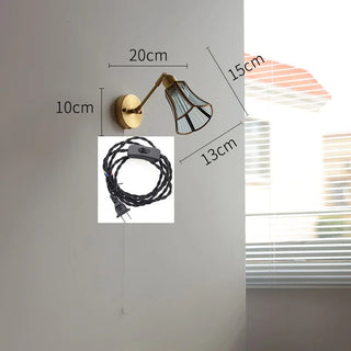 Celako™ Verdana Wall Light | Glass Bedroom Lighting