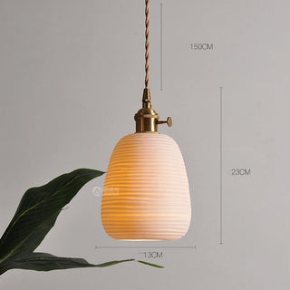 Celako™ Kaolia Pendant Light | Ceramic Dining Room Lighting