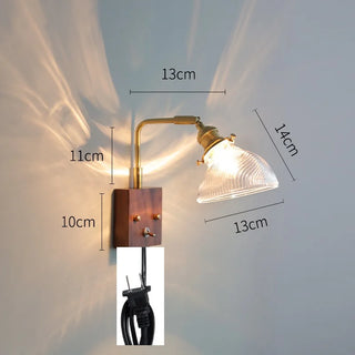 Celako™ Celestra Wall Light | Copper Bedroom Lighting