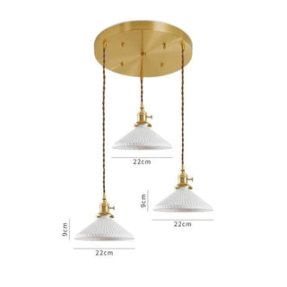 Celako™ Cervia Pendant Light | Ceramic Dining Room Lighting