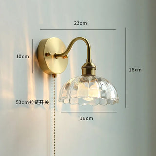 Celako™ Vistral Wall Light | Copper Bedroom Lighting