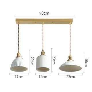 Celako™ Cervia Pendant Light | Ceramic Dining Room Lighting
