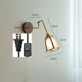 Celako™ Vercor Wall Light | Copper Bedside Lighting