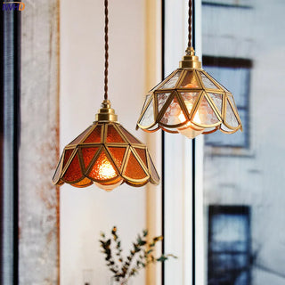 Celako™ Kagura Pendant Light | Glass Dining Room Lighting