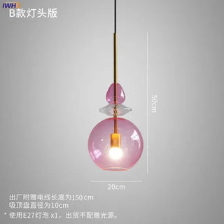 Celako™ Lumina Pendant Light | Glass Bedroom Lighting