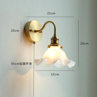 Celako™ Vistral Wall Light | Copper Bedroom Lighting