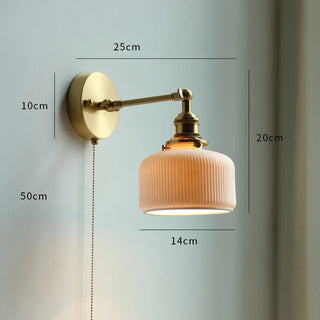 Celako™ Cuprora Wall Light | Copper Bedroom Lighting