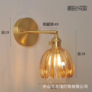 Celako™ Copa Wall Light | Copper Bedroom Lighting