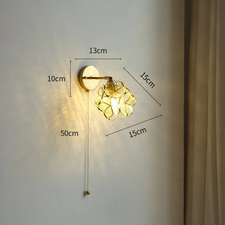 Celako™ Petali Wall Light | Glass Bedroom Lighting