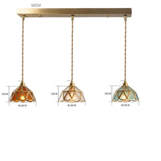 Celako™ Kagura Pendant Light | Glass Dining Room Lighting