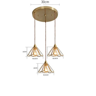 Celako™ Kagura Pendant Light | Glass Dining Room Lighting