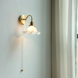 Celako™ Lunaire Wall Light | Glass Bedroom Lighting