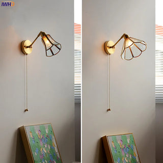 Celako™ Verdana Wall Light | Glass Bedroom Lighting