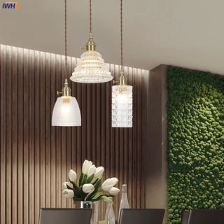 Celako™ Glissa Pendant Light | Glass Dining Room Lighting