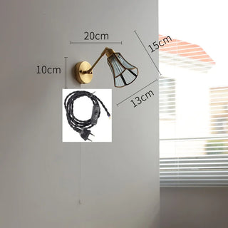 Celako™ Verdana Wall Light | Glass Bedroom Lighting